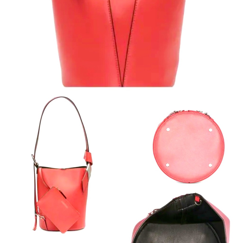 Calvin Klein Karsyn Leather Convertible Hobo Backpack